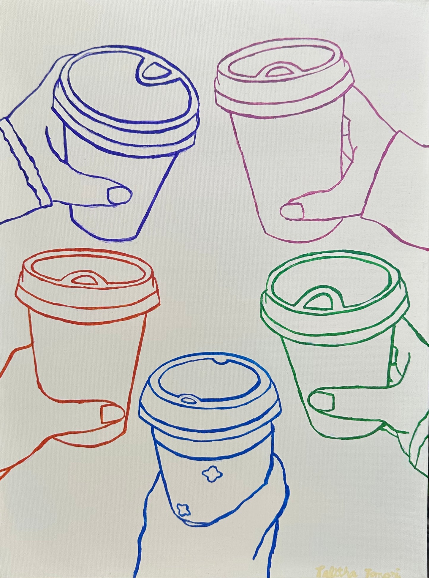 "Cheers!"- 12x16 in.