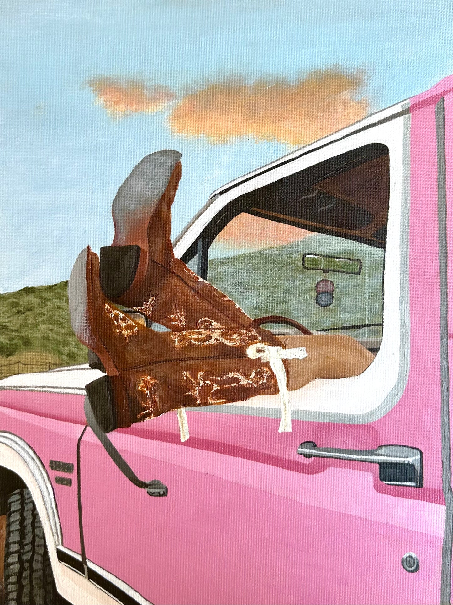 "Western Babe"- 11x14 in.