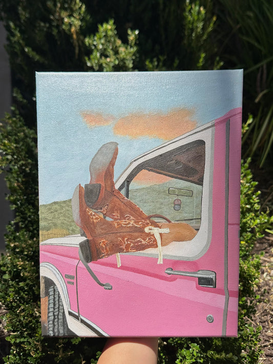 "Western Babe"- 11x14 in.