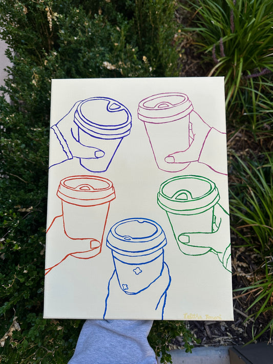 "Cheers!"- 12x16 in.